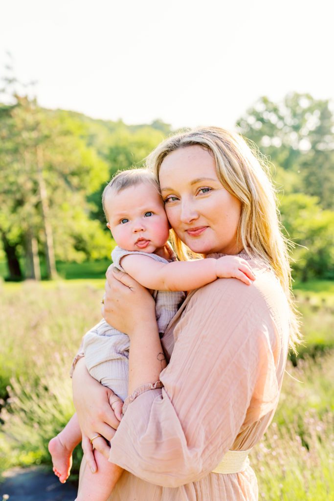 Mommy and Me wildflower portraits
